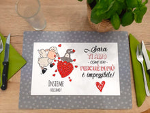 Carica l'immagine nel visualizzatore di Gallery, Tovagliette Personalizzate Love Pecora & Lupo