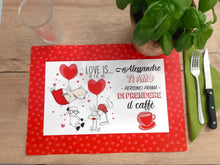 Carica l'immagine nel visualizzatore di Gallery, Tovagliette Personalizzate Love Pecora & Lupo