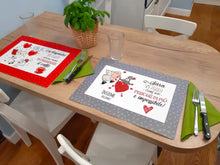 Carica l'immagine nel visualizzatore di Gallery, Tovagliette Personalizzate Love Pecora & Lupo