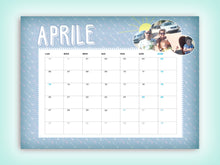 Carica l'immagine nel visualizzatore di Gallery, Kit Calendario Family personalizzato con nome