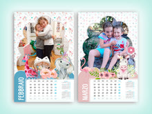 Carica l'immagine nel visualizzatore di Gallery, Calendario da Muro Unicorno