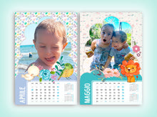 Carica l'immagine nel visualizzatore di Gallery, Calendario da Muro Unicorno