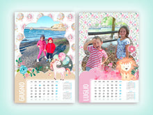 Carica l'immagine nel visualizzatore di Gallery, Calendario da Muro Unicorno