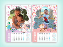 Carica l'immagine nel visualizzatore di Gallery, Calendario da Muro Unicorno