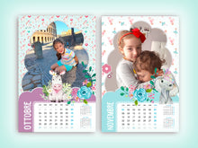 Carica l'immagine nel visualizzatore di Gallery, Calendario da Muro Unicorno