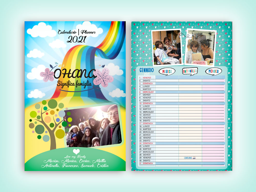 Calendario Famiglia Planning