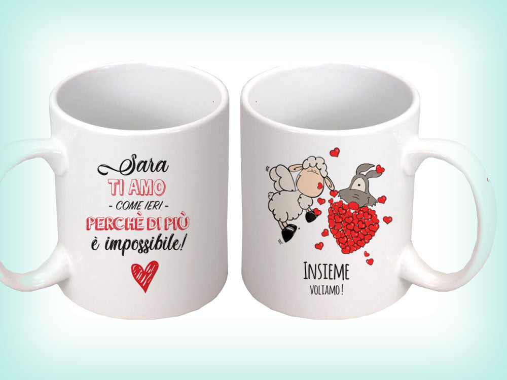 Tazza Love Pecora&Lupo