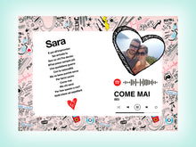 Carica l&#39;immagine nel visualizzatore di Gallery, Tovagliette di Coppia Love Spotify
