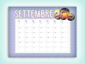 Kit Calendario Family personalizzato con nome