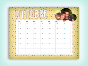 Kit Calendario Family personalizzato con nome