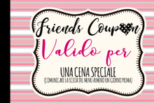 Carica l&#39;immagine nel visualizzatore di Gallery, Friends Coupon
